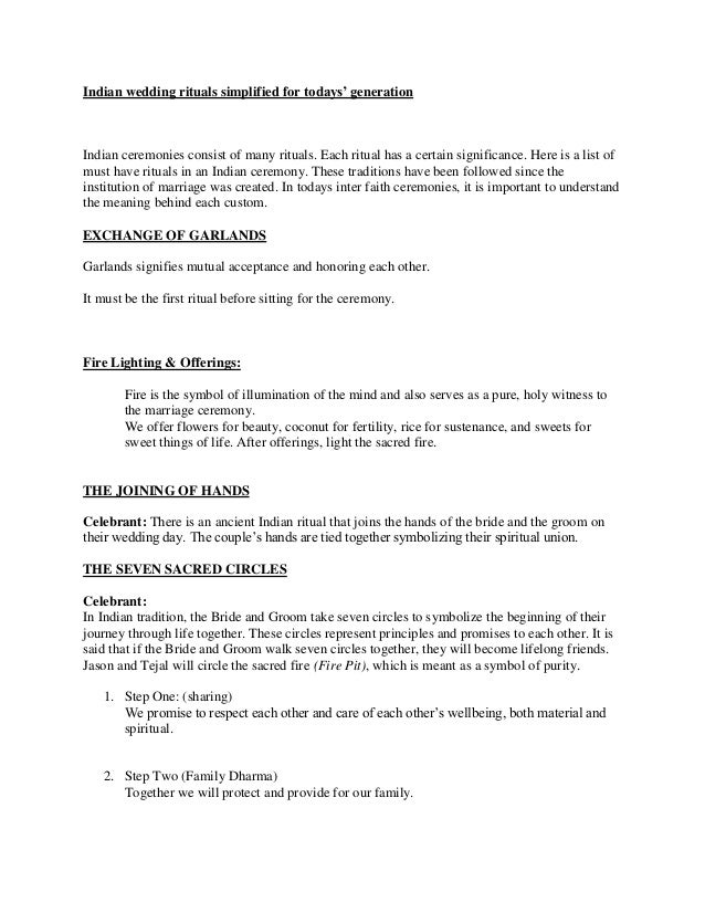 Article Wedding Rituals 2014
