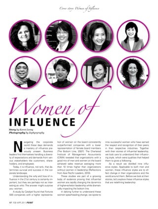 Women Of Influence by Point