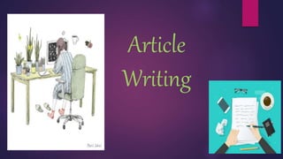 Article
Writing
 