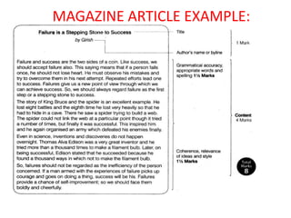 Conventions of article writing and features. ARTICLE WRITING.pptx.pdf