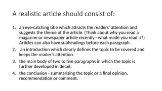 article writing-3.pptx(on english subject) | PPTX
