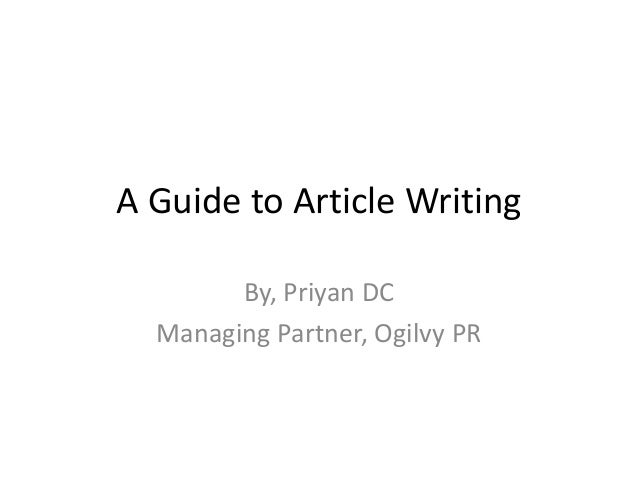Writing An Article: A Step-By-Step Guide – ELTOE