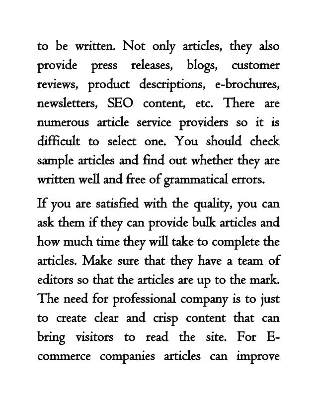 How To Get Top Rankings Through Reputable Article Writing Company?