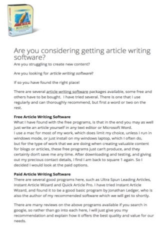 Are You Considering Getting Article writing software