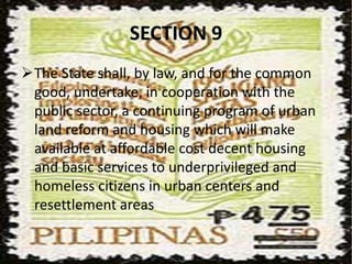 Equity considerationsSECTION 5The State shall recognize the rights of farmers