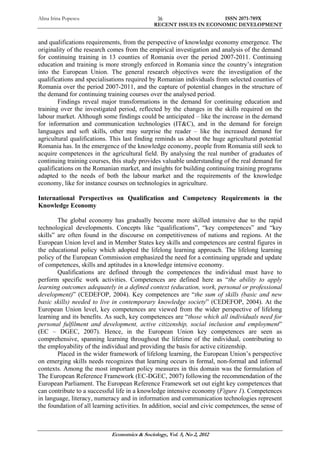 Alina Irina Popescu ISSN 2071-789X
RECENT ISSUES IN ECONOMIC DEVELOPMENT
Economics & Sociology, Vol. 5, No 2, 2012
36
and ...