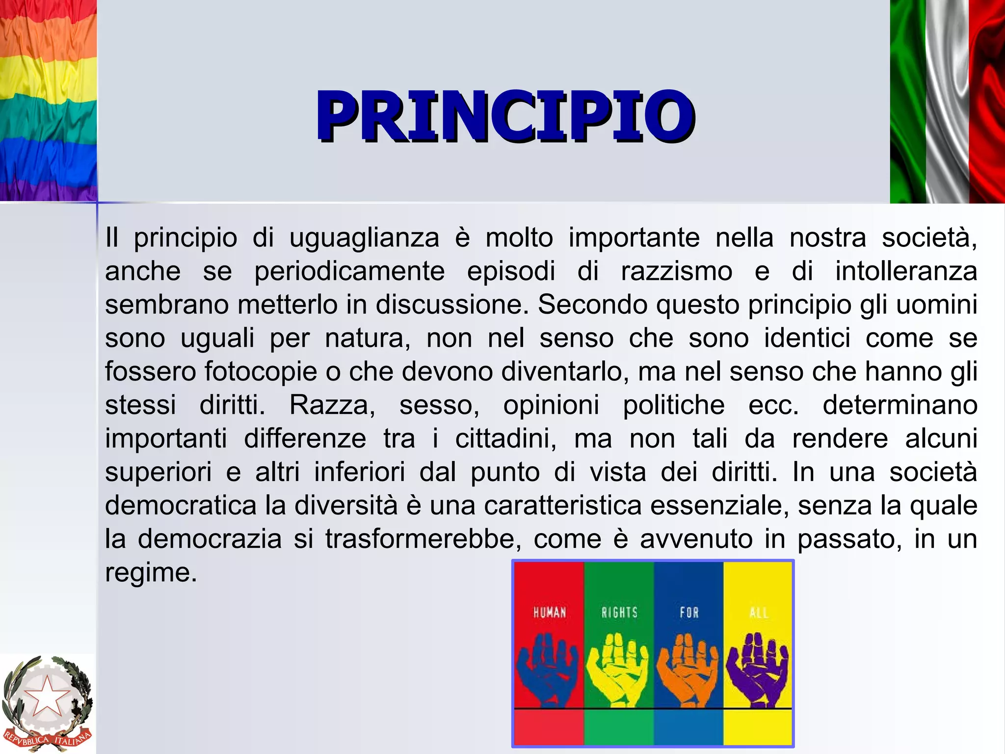Articolo 3 costituzione | PDF
