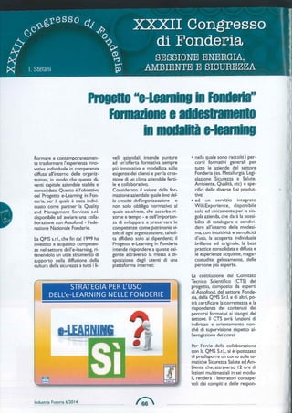 Progetto "e-Leaning in Fonderia"