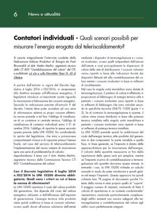 La misura dei consumi energetici: il decreto n.102/2014