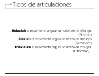 Articulaciones y movimientos