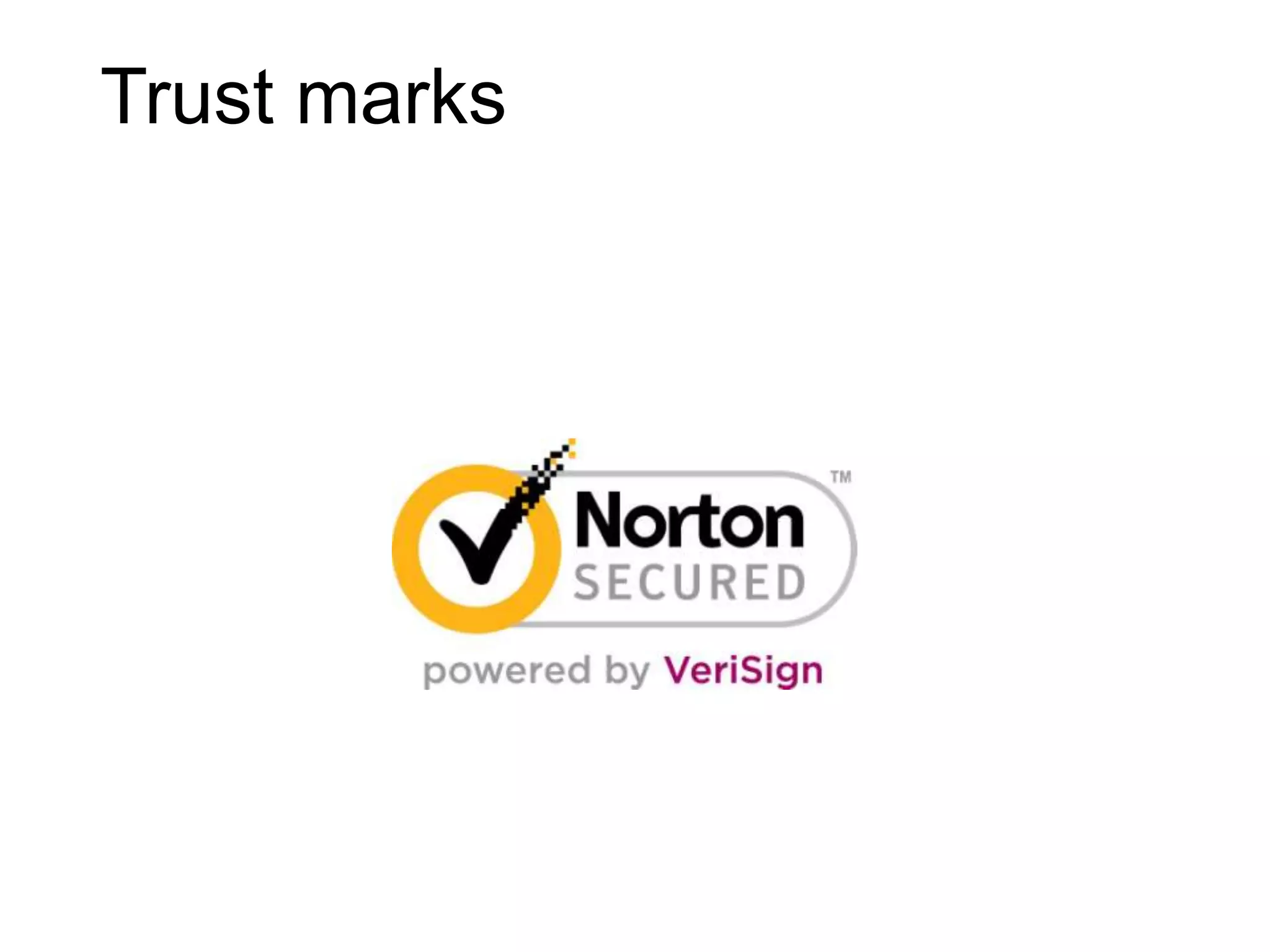 Trust marks
 