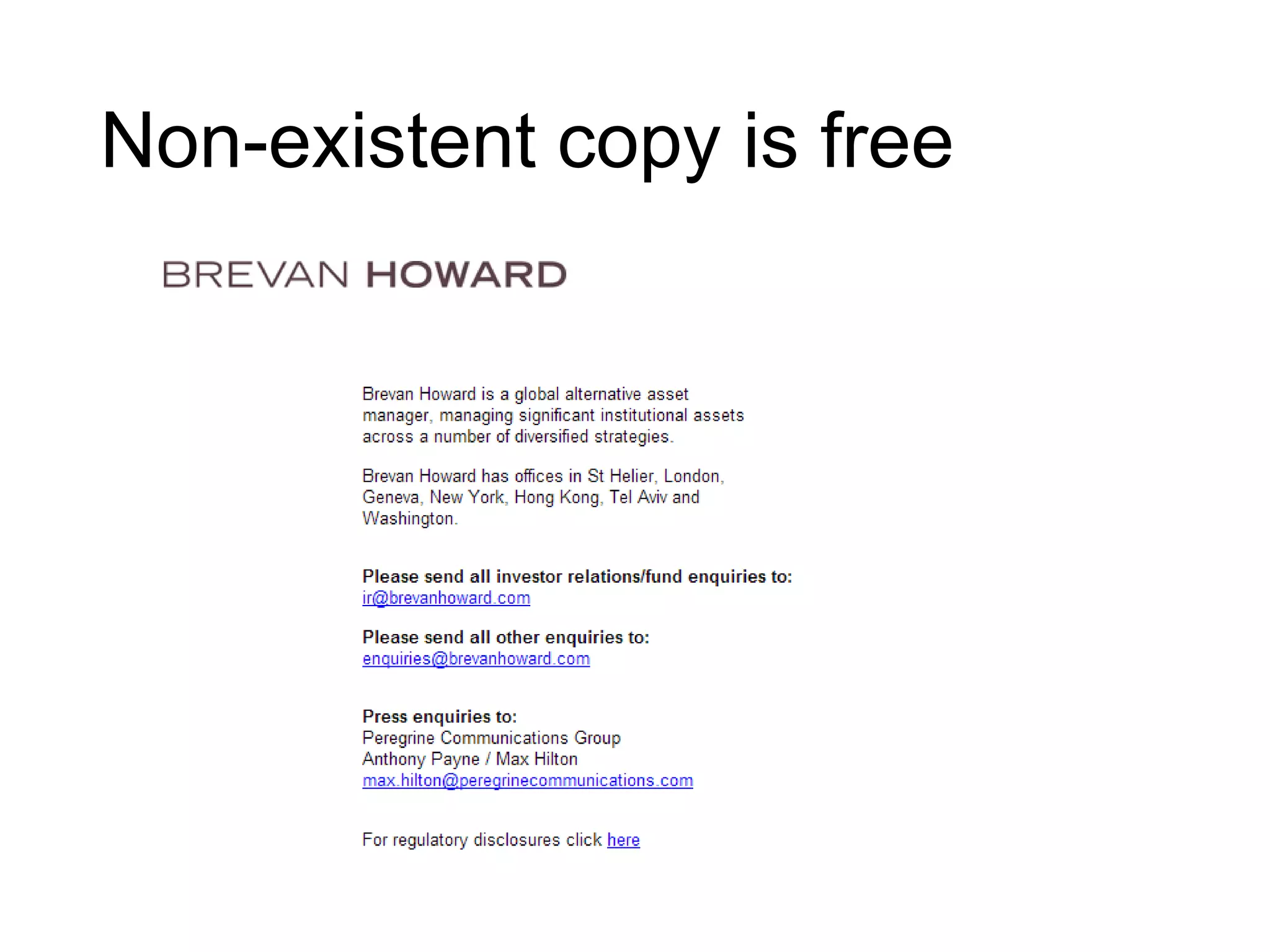 Non-existent copy is free
 