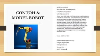 CONTOH &
MODEL ROBOT
 