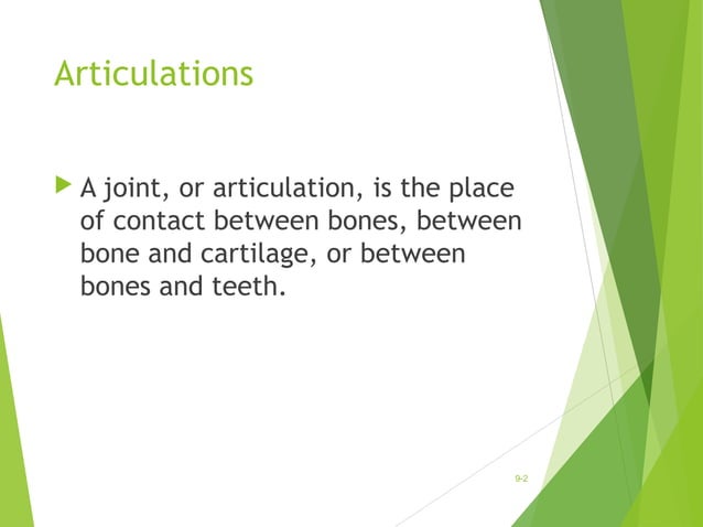 Articulations Ppt