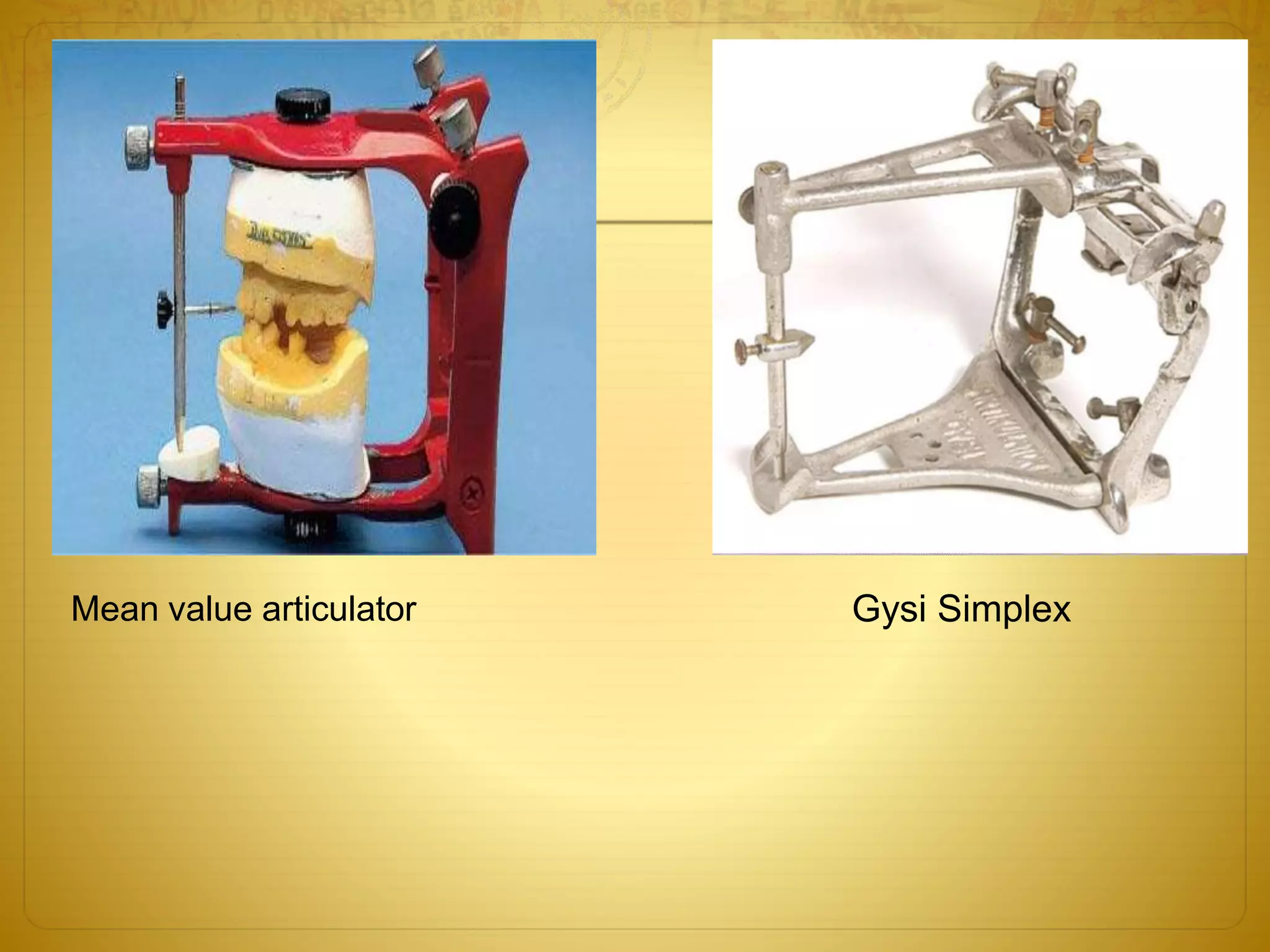 Mean value articulator Gysi Simplex
 