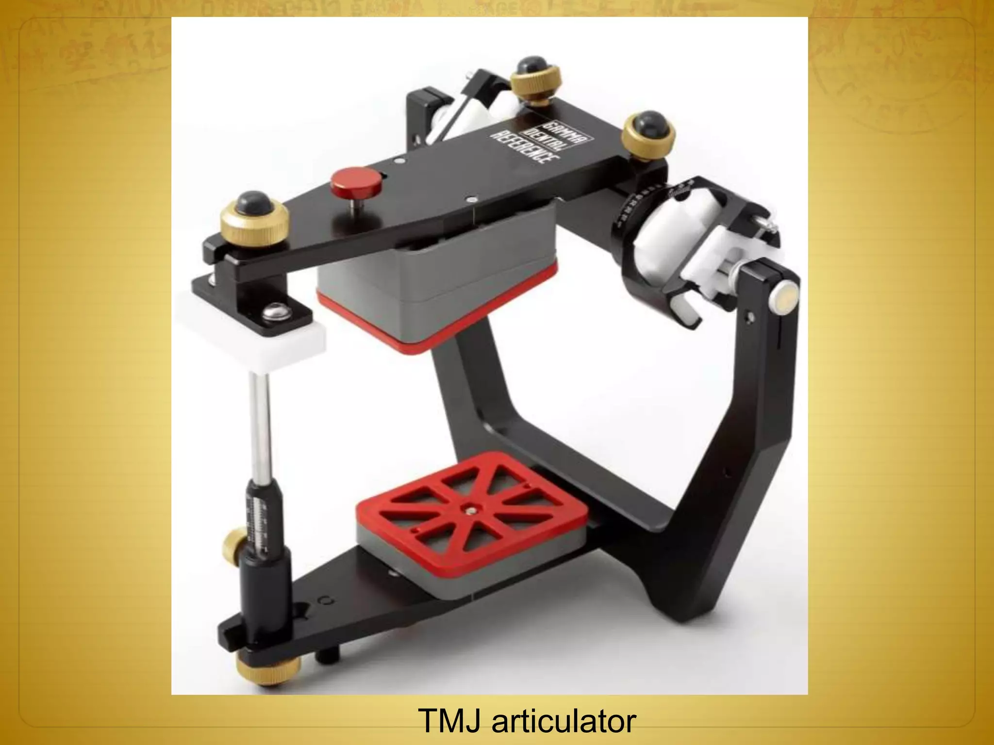 TMJ articulator
 