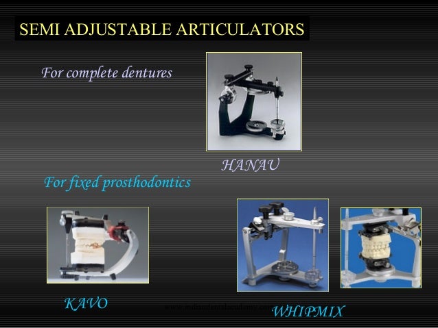 Straight Line Articulator : Articulators cosmetic dentistry training