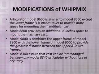 Articolatore Whipmix 9000S – Usato In Buone Condizioni Per Laboratorio Odontotecnico