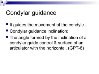 Inclination Guide Str Articulators USED IN PROSTHODONTICS IN COMPLETE DENTURES | PPT