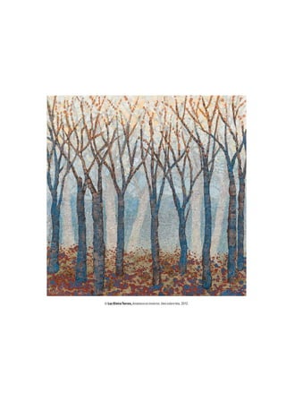 © Luz Elvira Torres, Amanece en invierno, óleo sobre tela, 2012.
 