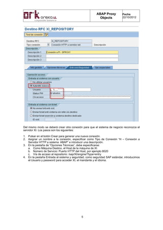 SAP ABAP Proxy Objects: Configuración del entorno | PDF