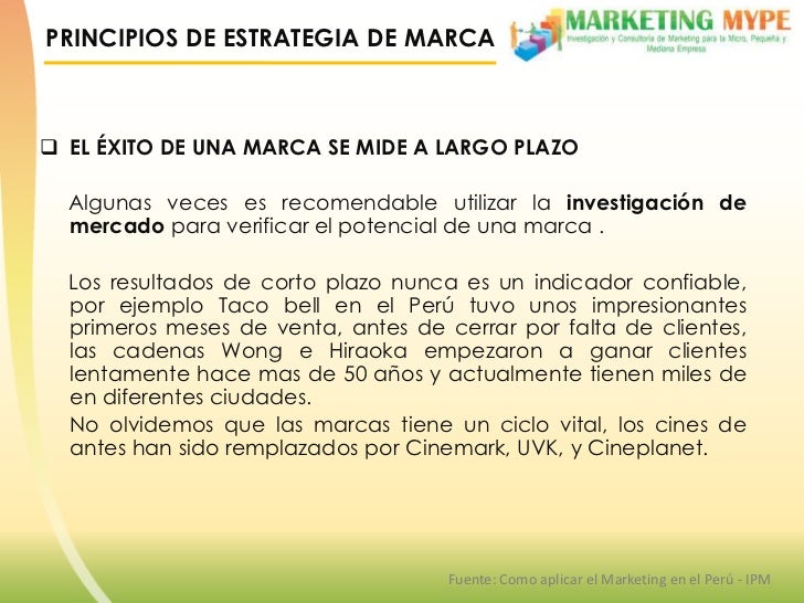 Importancia de la marca en los productos