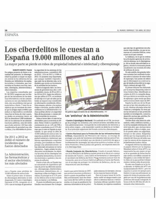 Los ciberdelitos cuestan a España 19000 millones