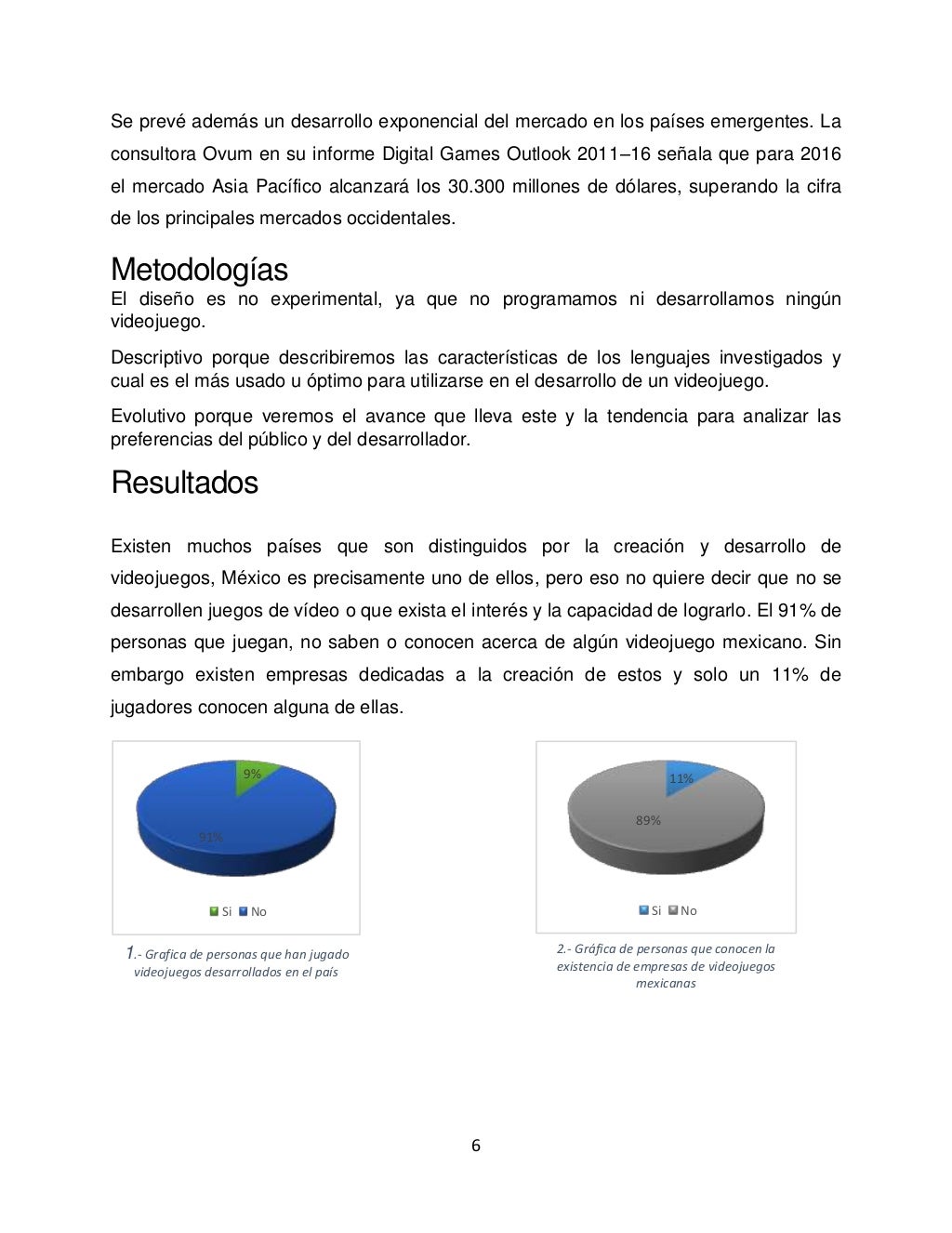 Articulo de investigación. Creacion de videojuegos