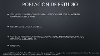 



Laxague, F., Schlottmann, F., Piatti, JM et al. Minimally invasive step-up approach for the management of postoperative intraabdominal abscess after laparoscopic
appendectomy. Surg Endosc 35 , 787–791 (2021). https://doi.org/10.1007/s00464-020-07448-0
 