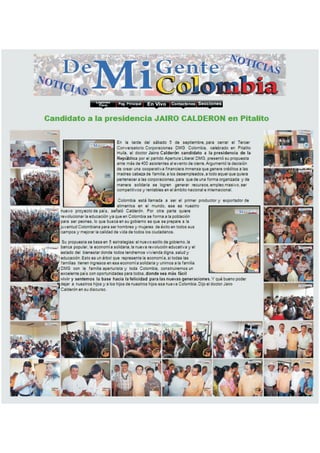 Articulo De Mi Gente Colombia