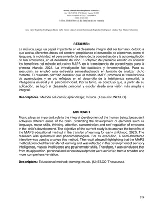 Effects of Music on Early Childhood Learning and Development | PDF
