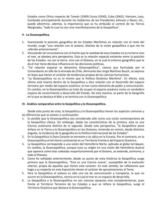 Articulo la geopoltica y la oceanopolitica duvauchelle | PDF