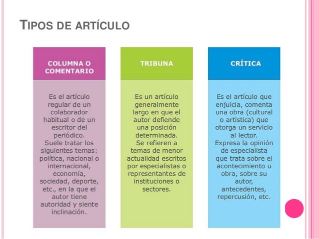 Articulos cientifico y periodistico Articulos cientifico y periodistico