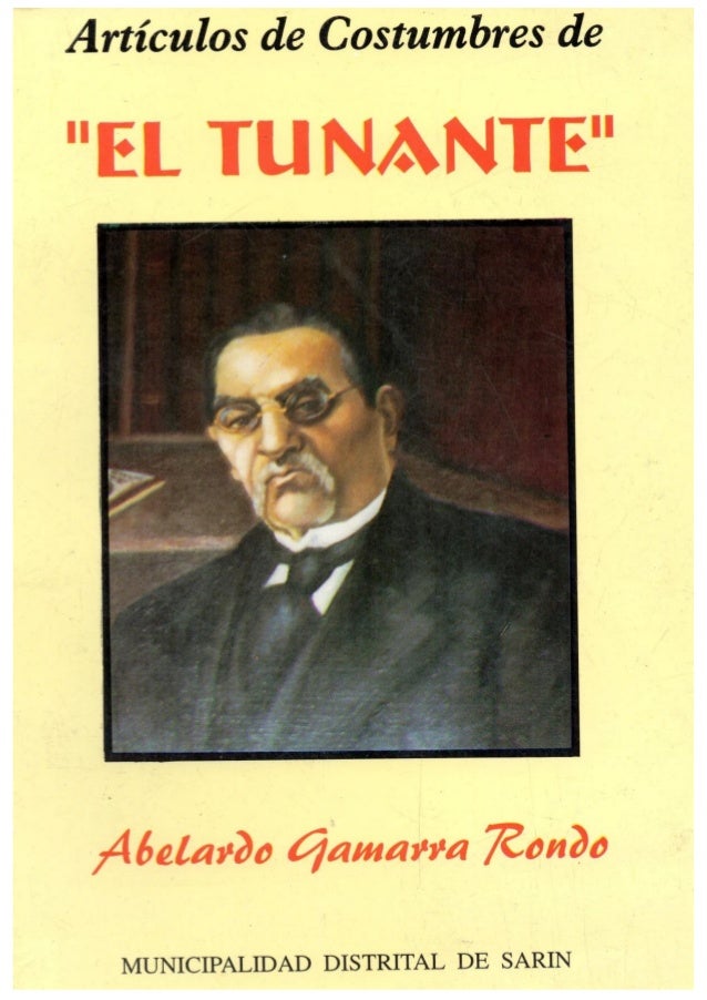 Articulos De Costumbres Abelardo Gamarra Rondo