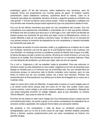 Articulo sobre mi vida