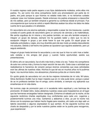 Articulo sobre mi vida