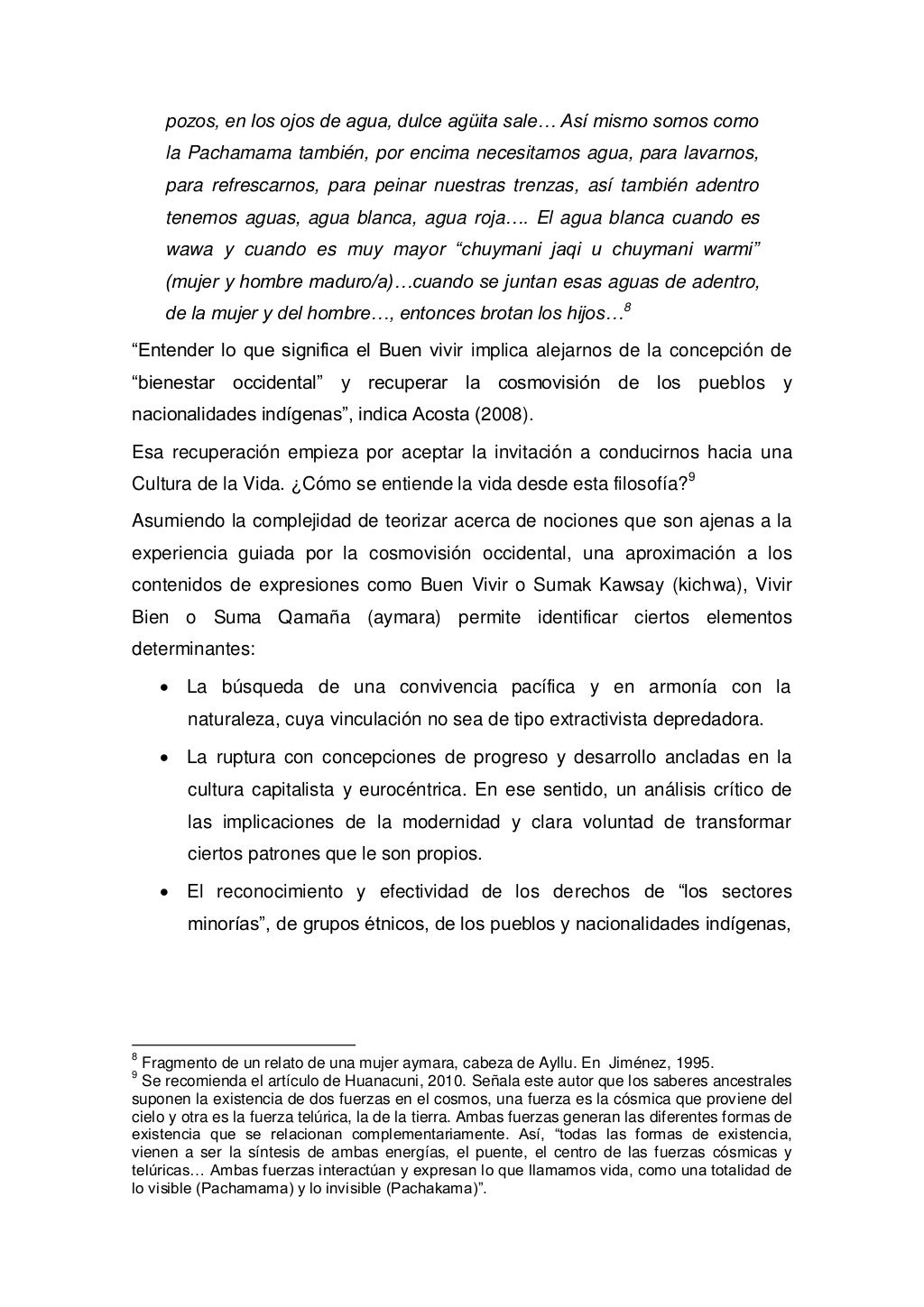 El “Sumak Kawsay o Buen Vivir” y “Suma Qamaña o Vivir Bien” en los pr…