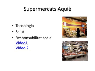 Conèixer al clientSegmentacióDolce GustoBonkaNesquickSelección Cacao AdultoRicoréEkoNespressoNescafé