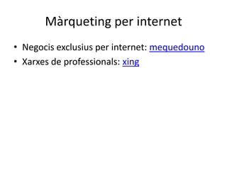 Segmentació segons variables marketing mixSegmentació per producte: Segons hàbit d’ús: aigua.