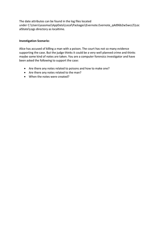 Evernote Touch App Artifact Report | PDF