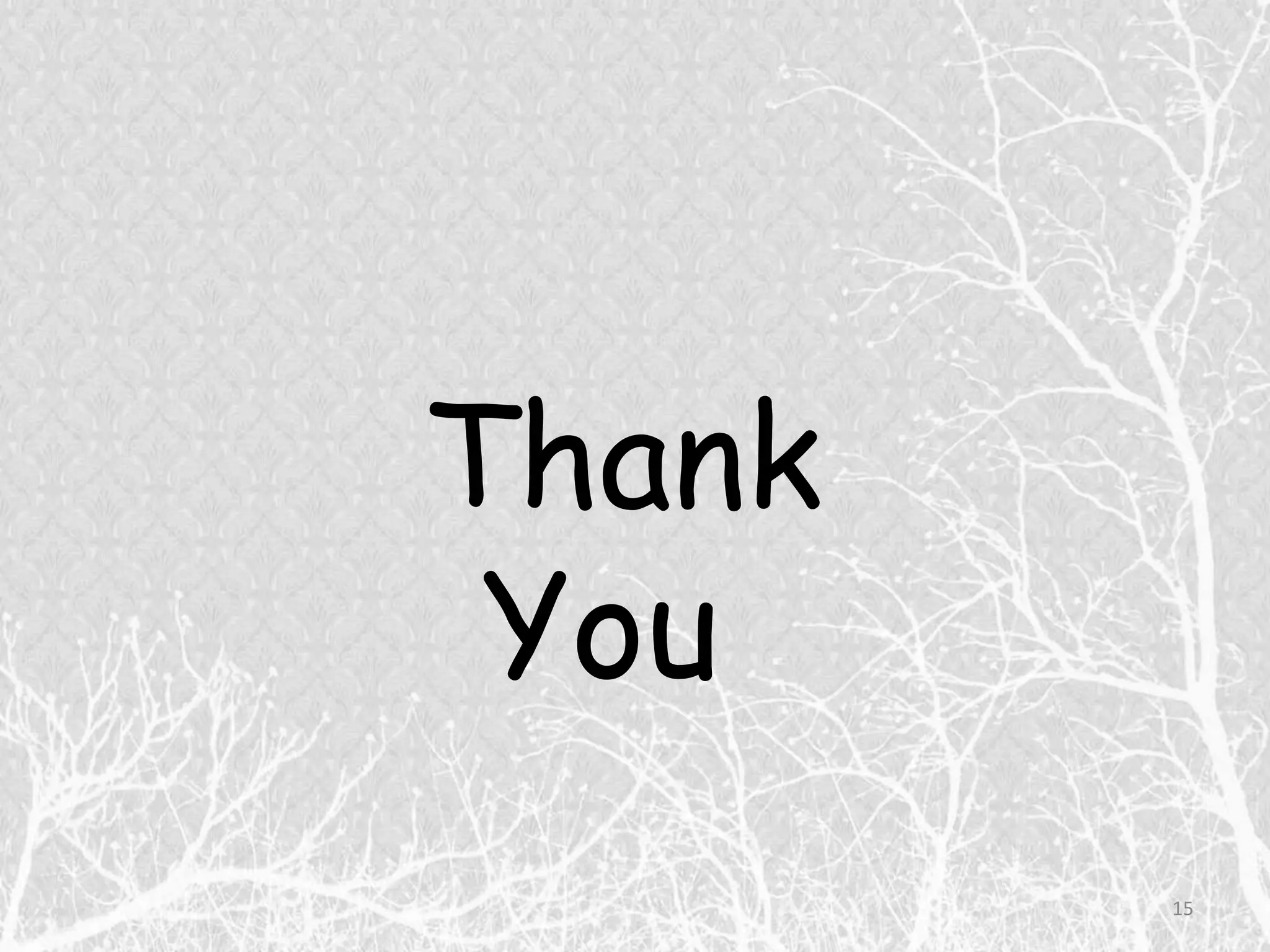 u



Thank
 You
        15
 