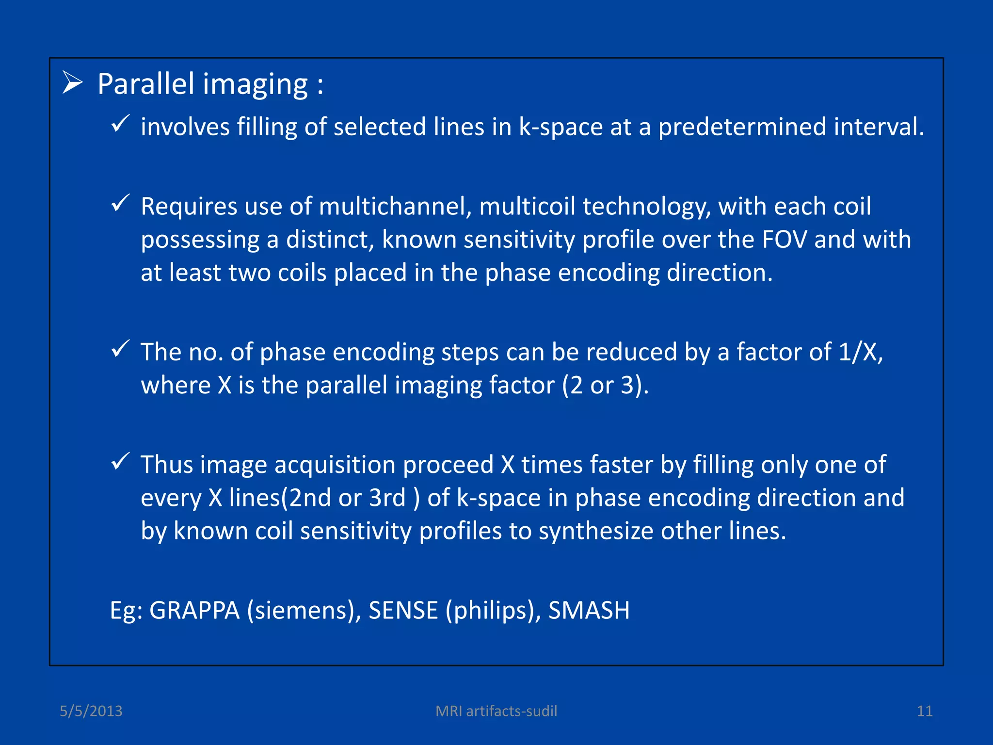 MRI artifacts | PPTX