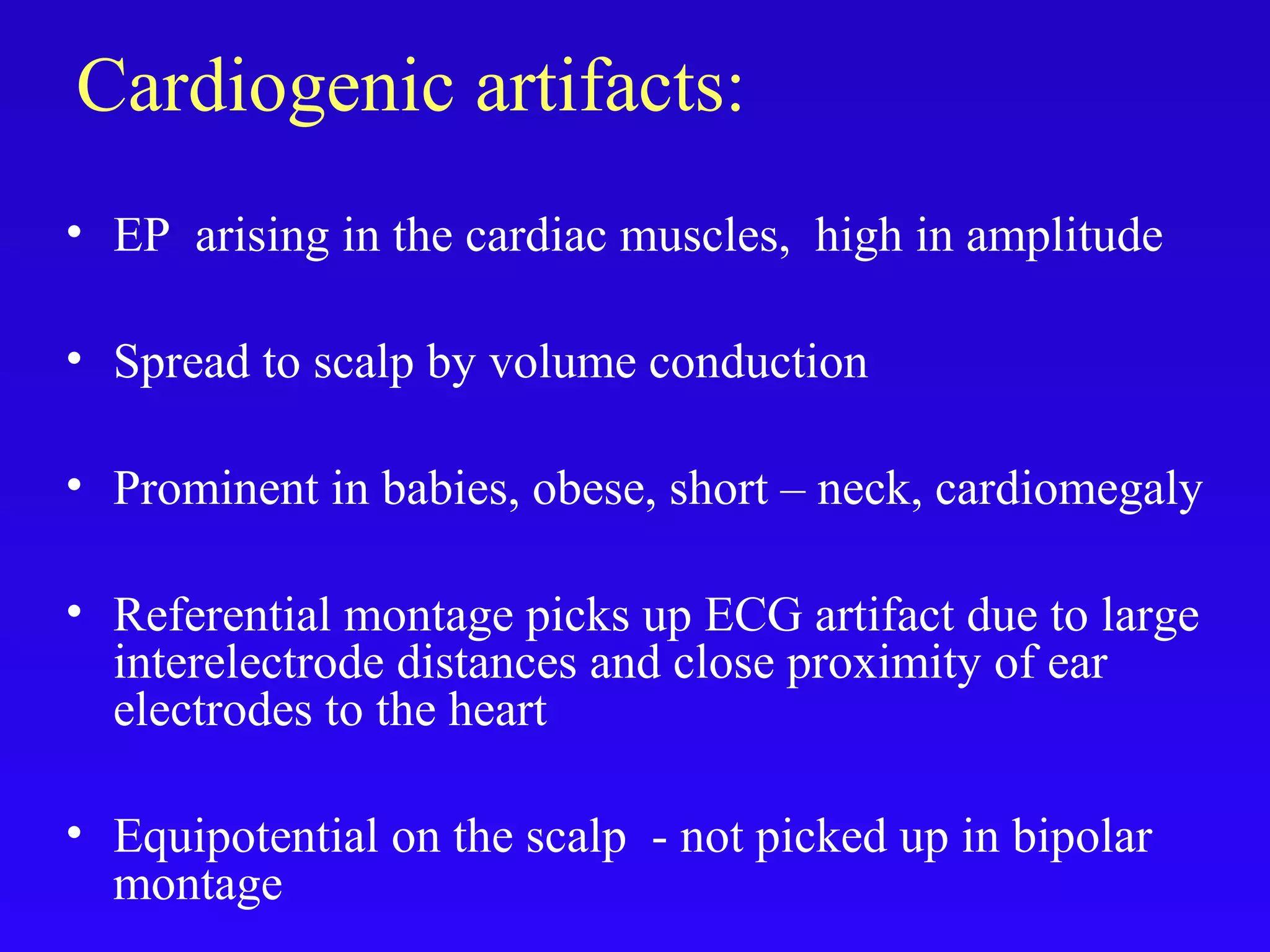 Artifacts in eeg final | PPT
