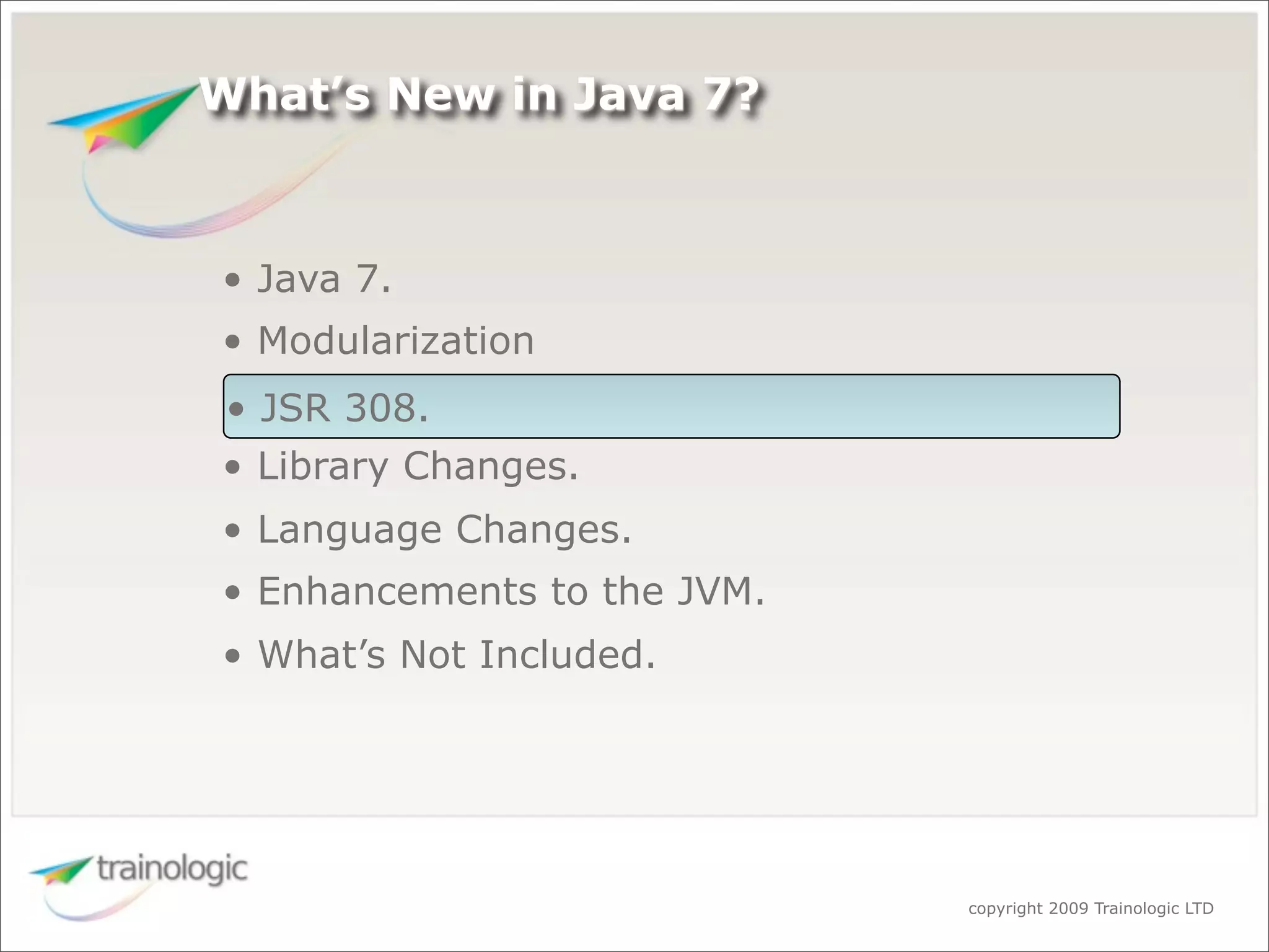 What's Expected in Java 7