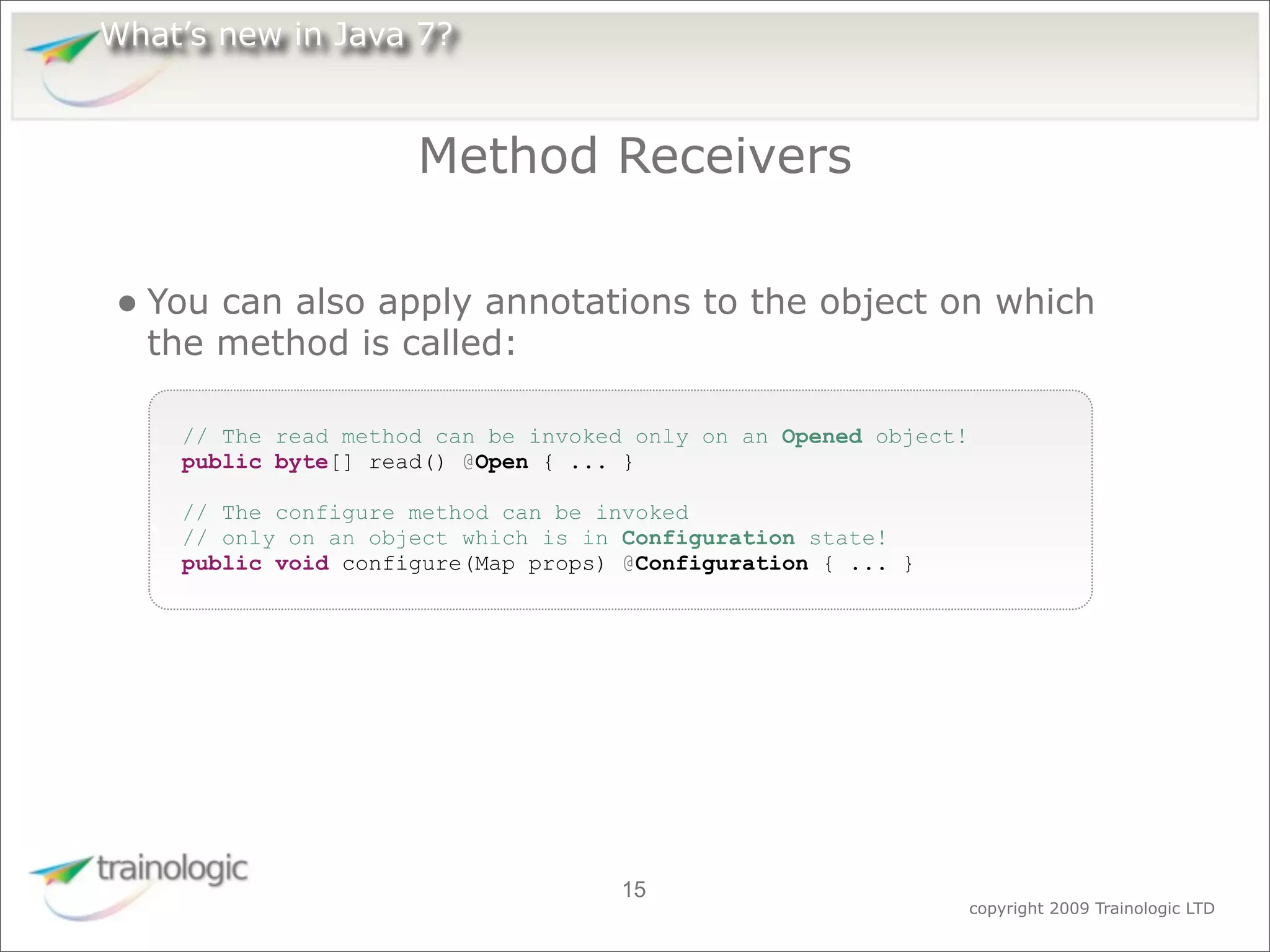 What's Expected in Java 7