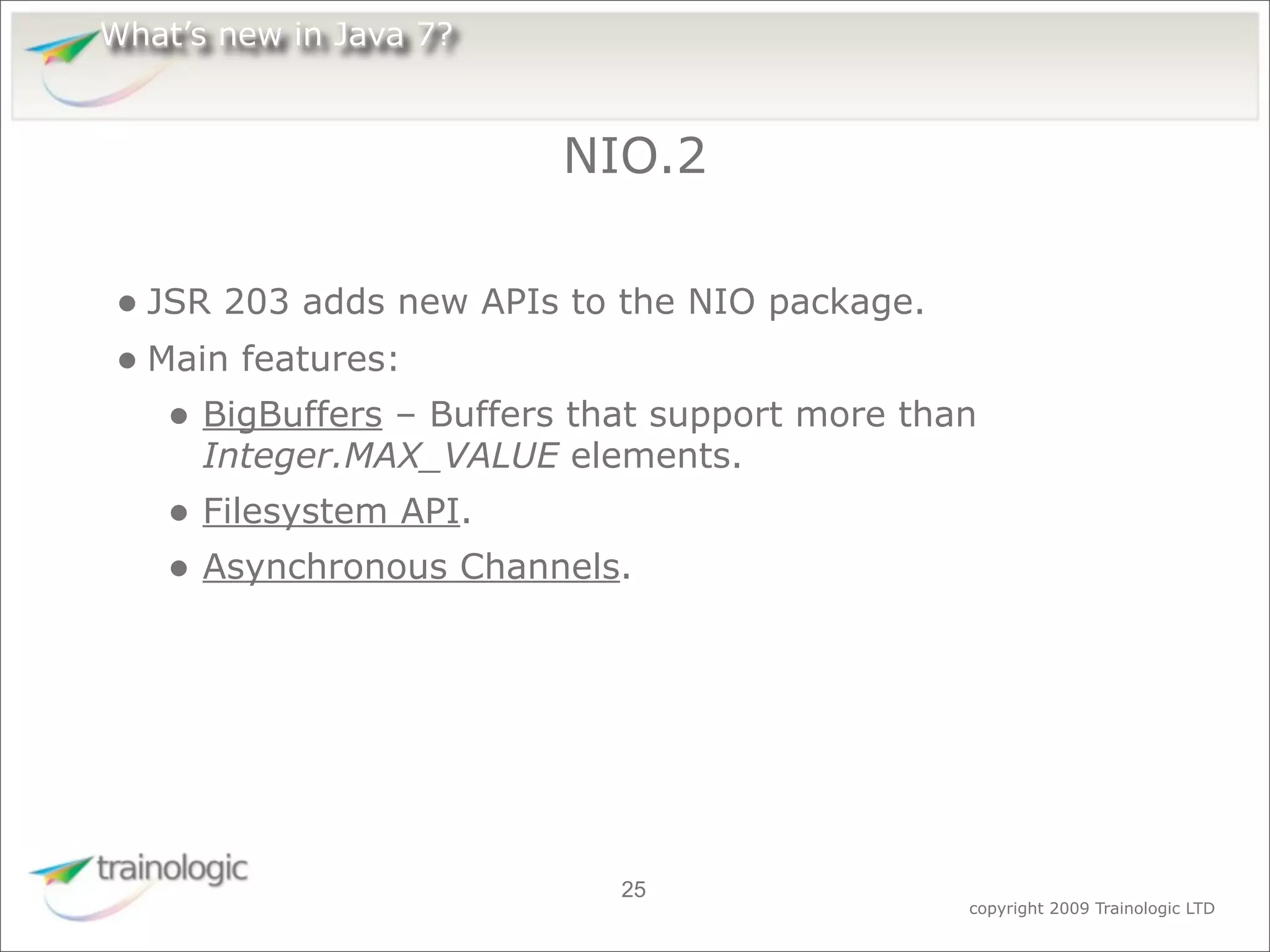 What's Expected in Java 7