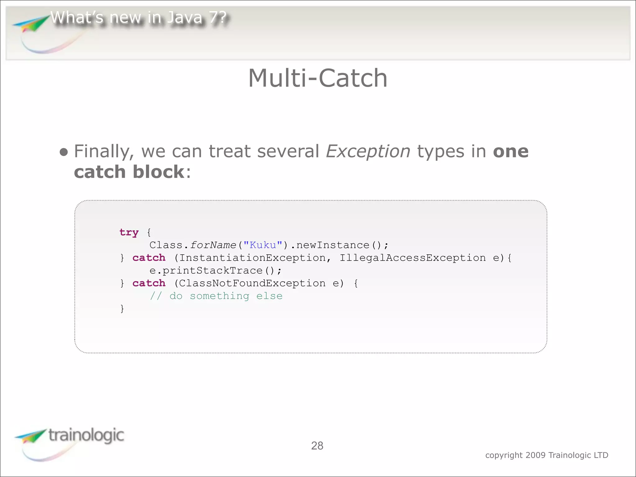 What's Expected in Java 7