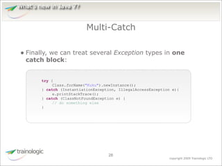 What's Expected in Java 7