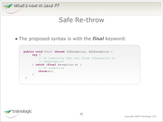 What's Expected in Java 7