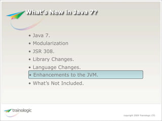 What's Expected in Java 7